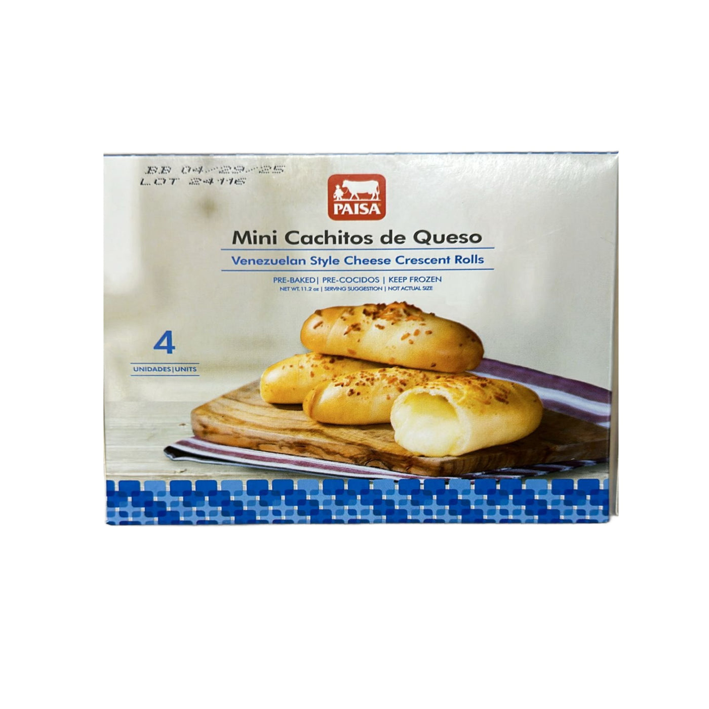 Cachitos Mini (jamon o queso) - Venezuelan Bread filled with ham or cheese