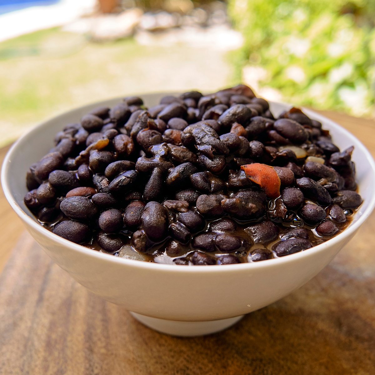 Cooked black beans