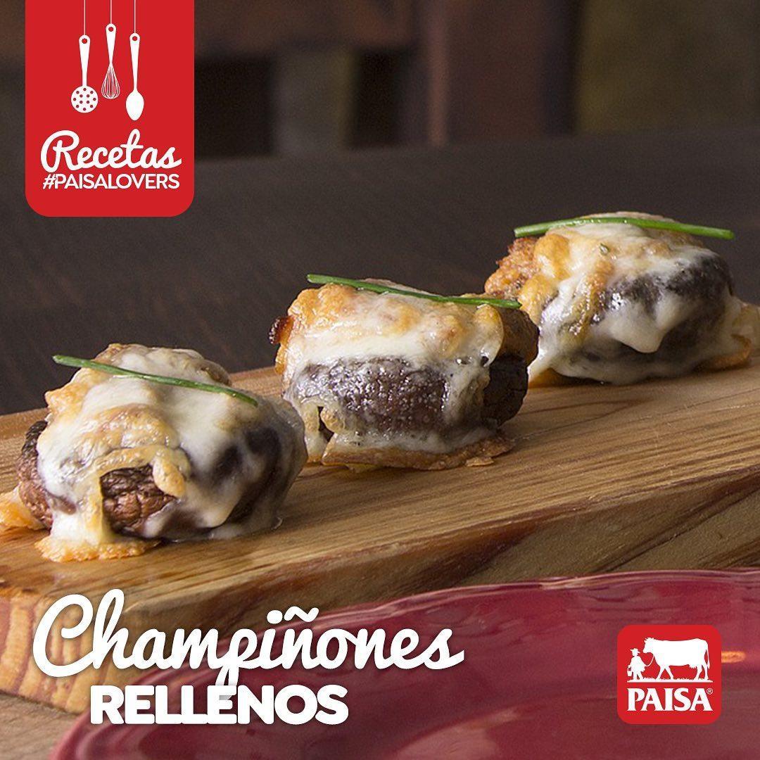 Champiñones Rellenos con Jamón y Mozzarella Paisa - PAISA USA