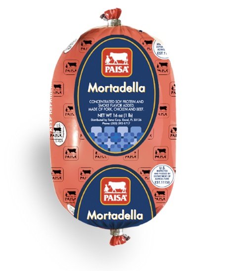 Cuban Style Mortadela Beef (sausage-like pork meet). Plain product image