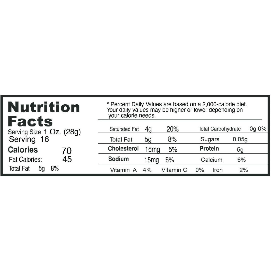 Guayanes Cheese nutrition facts