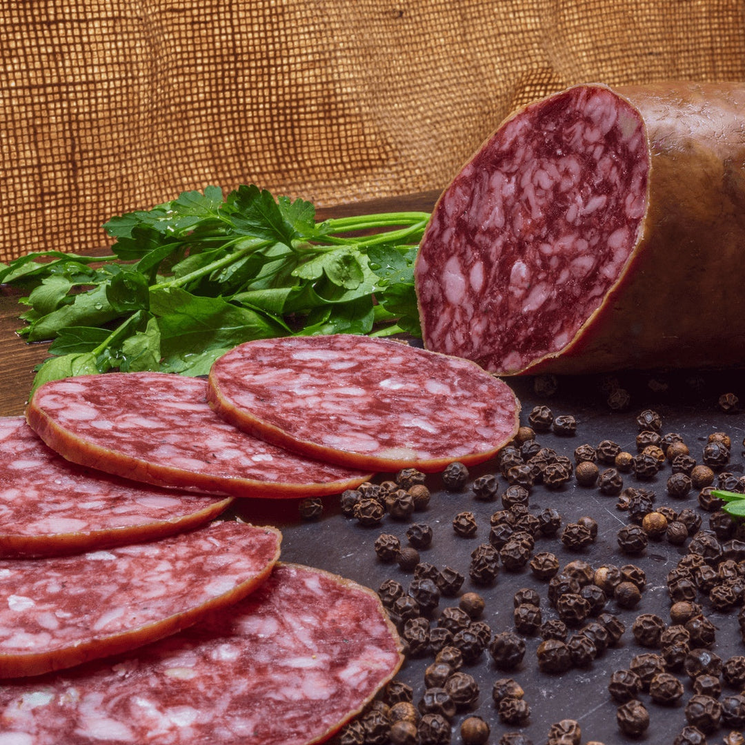 Salchichon Iberico - Iberico Pork Dry Cured Sausage.
